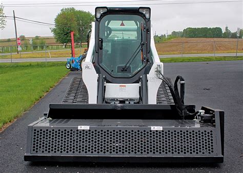 skid steer lawn rake|power rake for skid steer.